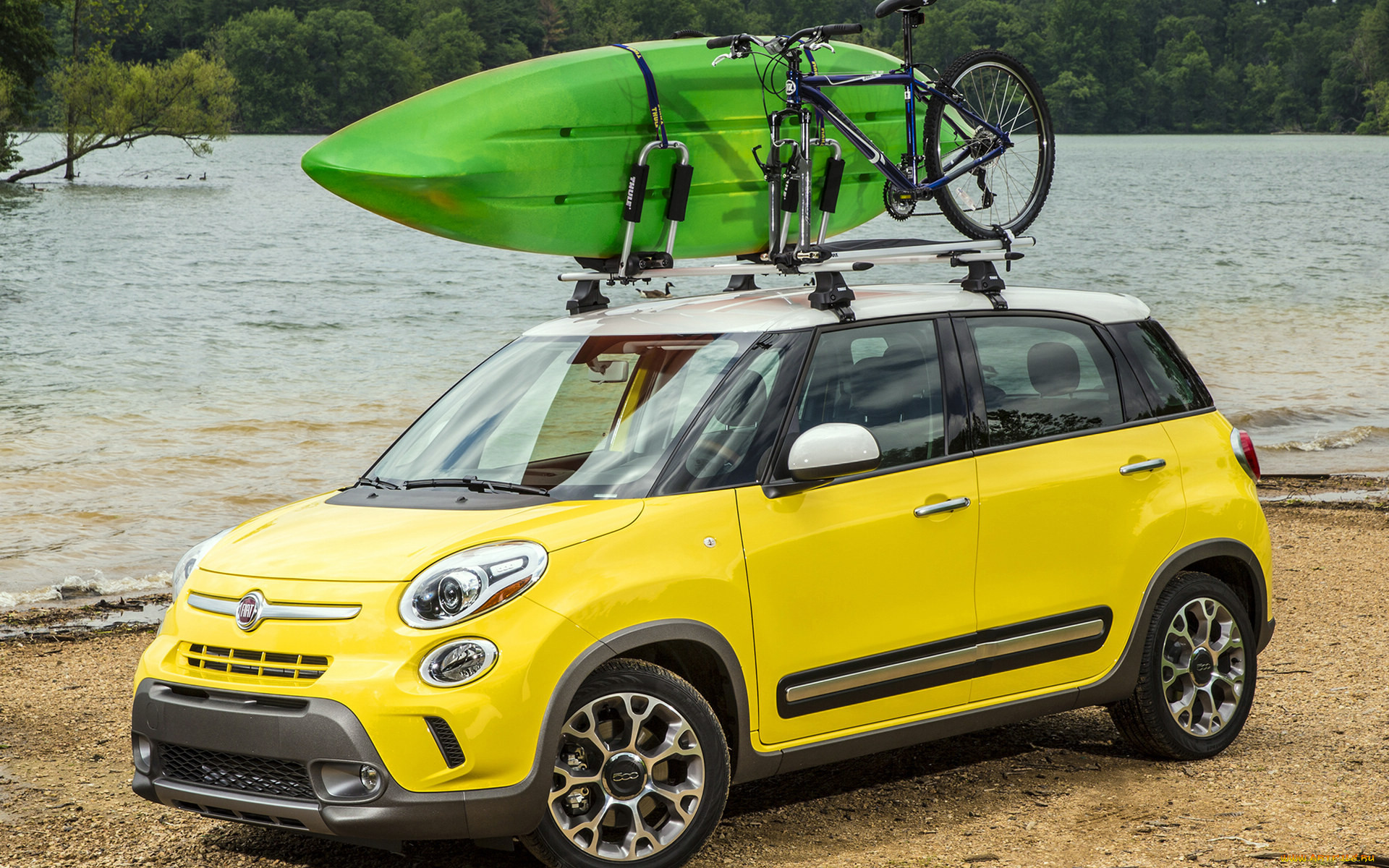 , fiat, car, 500l